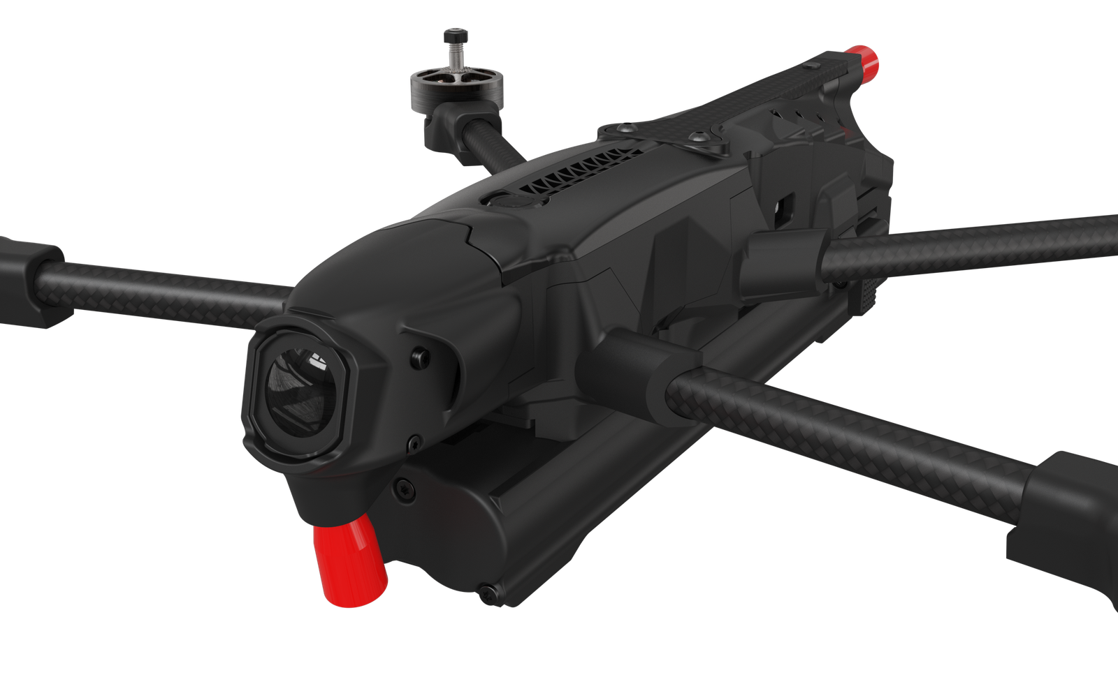 Front cooling duct for optimized airflow